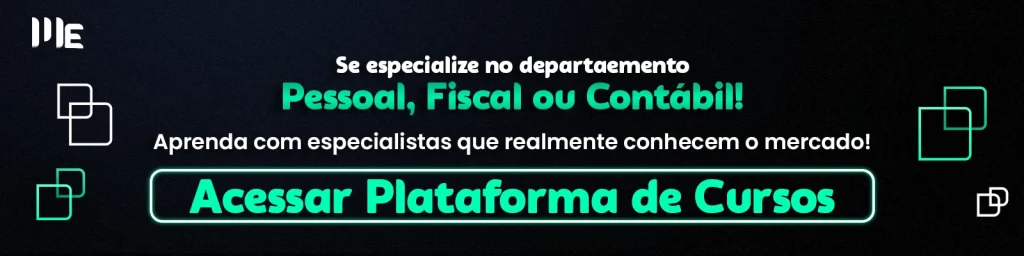 Imagem com um fundo escuro e detalhes em verde para te indicar sobre a página de cursos do Makro Educa e com um botão para conferir os cursos!