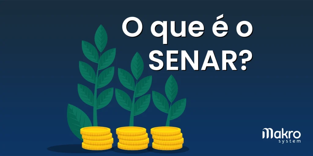 Na imagem, aparecem três pilhas de moedas, com três moedas cada uma, sobre as quais há uma planta crescendo, sendo uma pequena, uma média e uma grande.