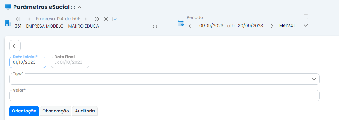 Dados do eSocial: Cadastros básicos para a importação de informações