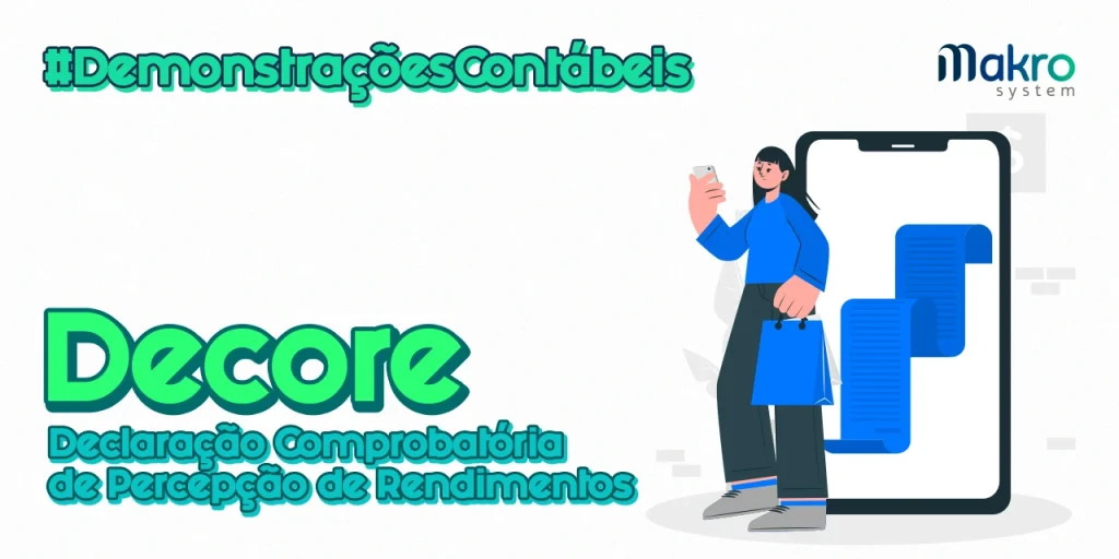 Uma mulher de camisa azul segurando algumas sacolas azuis enquanto mexe no celular; nele está uma imagem de papel azul escuro.