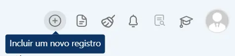 Campo para inserir um novo registro na alíquota RAT no sistema Makro