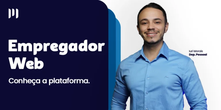 Iuri Morais do dep. Pessoal olha para a câmera e sorri. Ao fundo, uma cascata com tons de de azul escuro e azul claro com o titulo do post na frente.