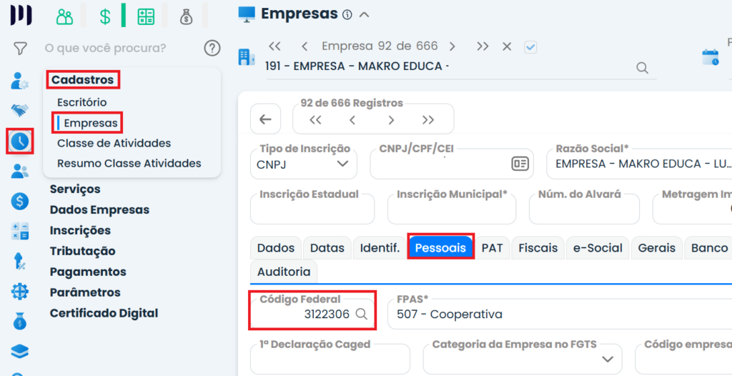Confira os primeiros passos no sistema da Makro no Treinão do Departamento Fiscal.